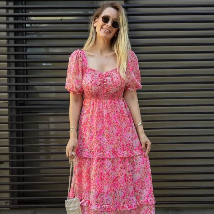 Click here to buy: Sheetal Associates Women Maxi Pink Dress Click here to buy: Sheetal Associates Women Maxi Pink Dress