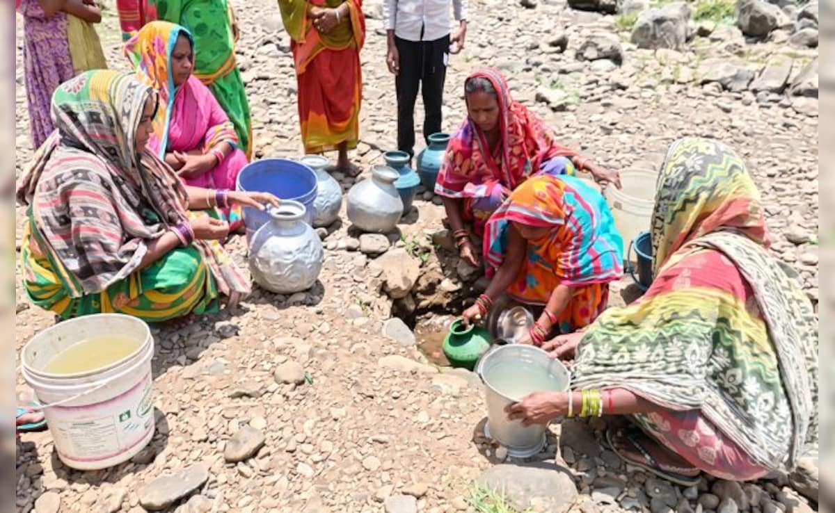 महानदी किनारे प्यासा गांव! नाले में गड्ढा खोदकर पानी पी रहे ग्रामीण, बूंद-बूंद के लिए मोहताज 120 परिवार