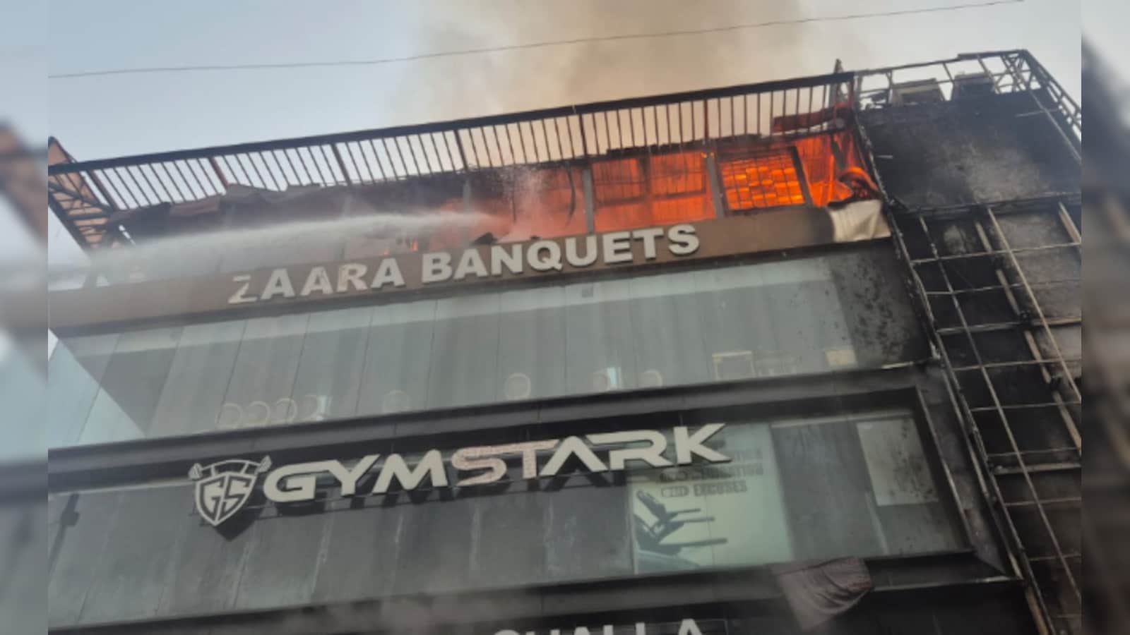 Fire at Delhi Restaurant Causes LPG Explosions; Elderly Woman Rescued, No Casualties
