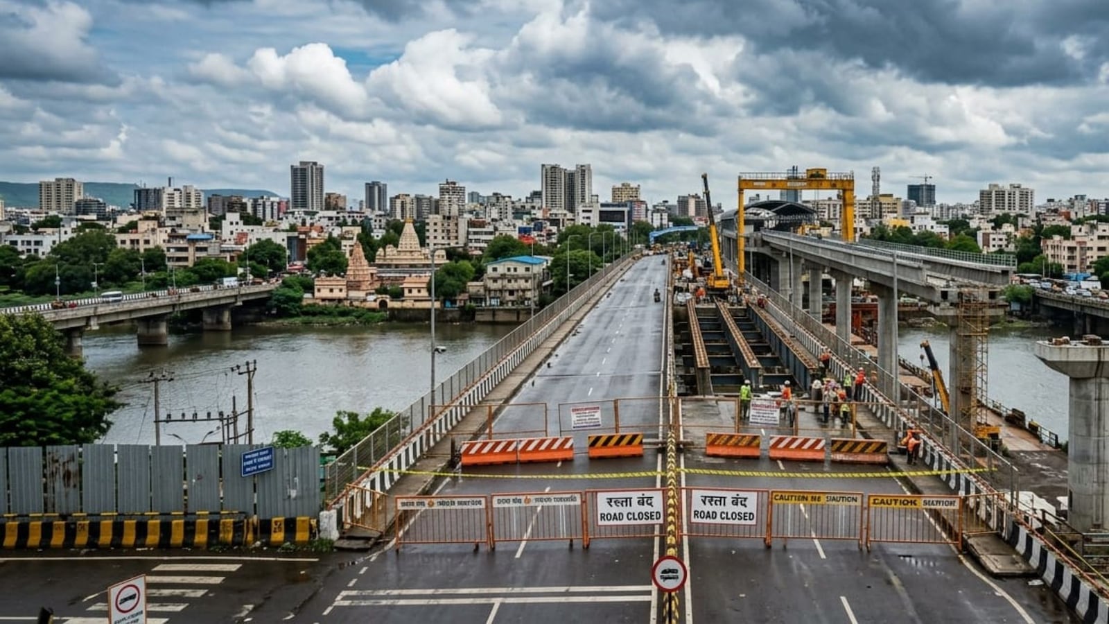 Pune News Bhide Bridge Closed For 3 Months Due to Metro Construction ...