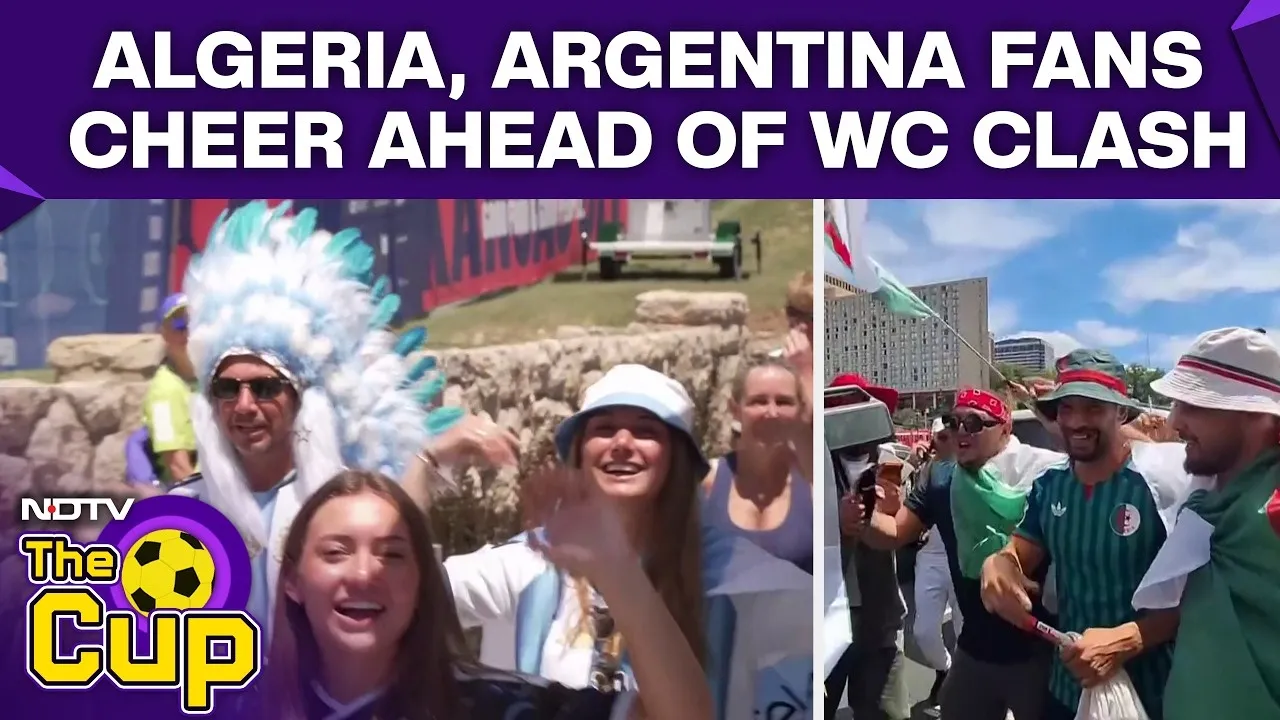 FIFA World Cup 2026 | Algeria & Argentina Fans Sing, Wave Flags Ahead Of World Cup Match
