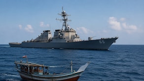 US Navy Comes To Aid Of Sinking Dhow Carrying 14 Indians Off Oman Coast