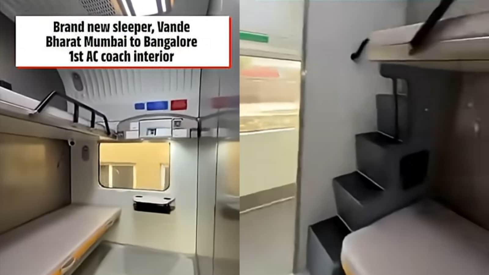 Mumbai-Bengaluru Vande Bharat Sleeper Introduces Luxury First AC Coach with Modern Interiors