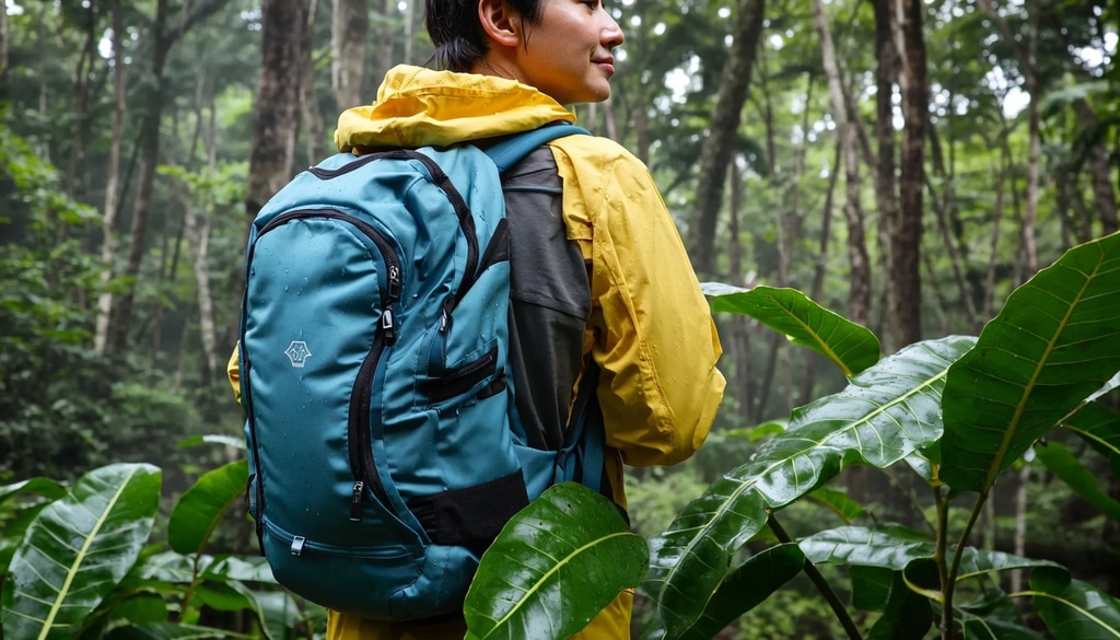 Protect your belongings from sudden downpours by switching to a reliable, fully waterproof backpack. Protect your belongings from sudden downpours by switching to a reliable, fully waterproof backpack.