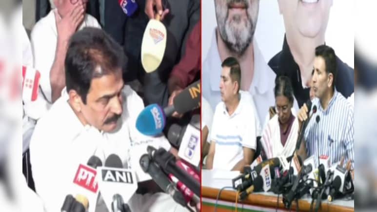 कांग्रेस के उम्मीदवार का नामांकन रद्द होने पर भोपाल से दिल्ली तक संग्राम, EC दफ्तर के बाहर धरने पर बैठे कांग्रेस नेता
