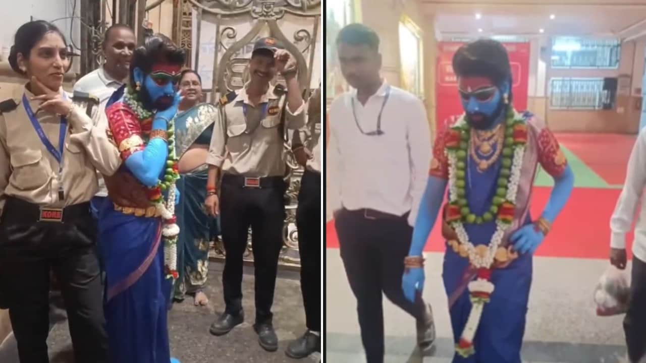 साड़ी-ब्लाउज, गले में नींबू की माला, हाथ में चुड़ियां...'पुष