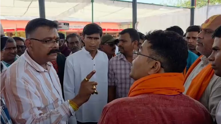 सुशासन तिहार में बीजेपी नेता से भिड़ने वाले जनपद CEO पर गिरी गाज, आयुक्त ने रूपेश पांडे को किया सस्पेंड