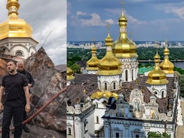Inside Kyiv's 1,000-Year-Old Monastery, A UNESCO Site, Damaged In Russian Attack