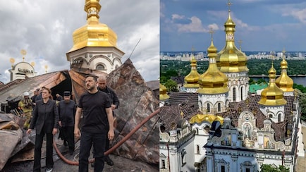 Inside Kyiv's 1,000-Year-Old Monastery, A UNESCO Site, Hit In Russian Attack
