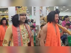 Video: Man Dresses As Lord Ram In Canada Store, Crowd Chants 