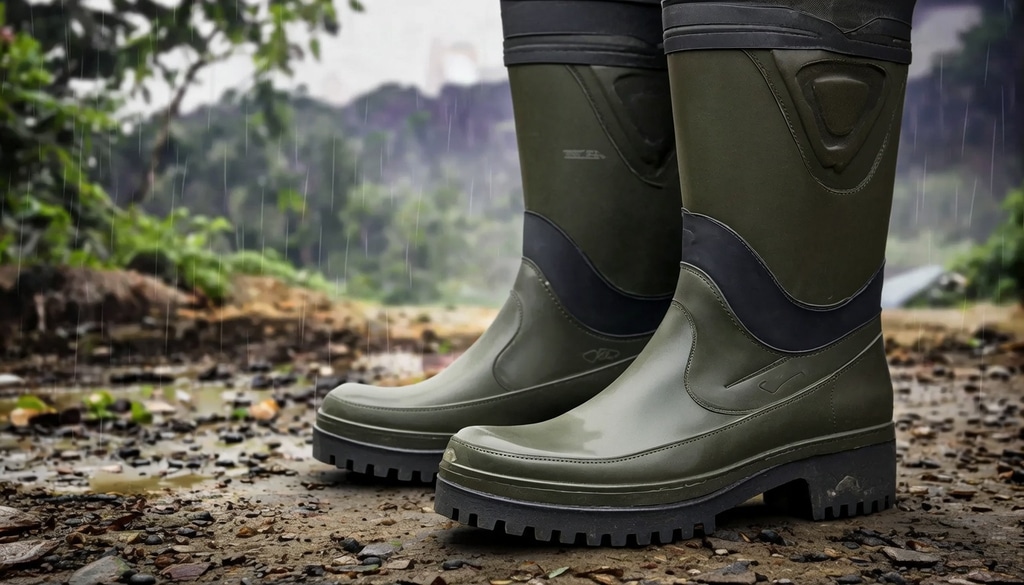 Evaluate the fit, material, and sole grip before purchasing rain boots for Indian weather. Evaluate the fit, material, and sole grip before purchasing rain boots for Indian weather.