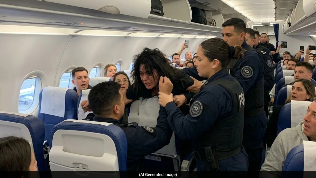 Argentina Woman Bites Officer After Sneaking Onto Plane Without Paying Fee