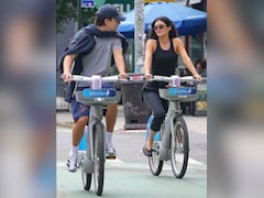 Timothée Chalamet, Kylie Jenner Bike Through NYC Ahead of Knicks Victory Parade
