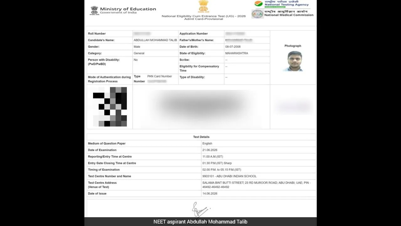 After Abu Dhabi Centre Row, NTA Allots Nagpur Venue To NEET Candidate