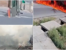 Pakistan Plane Crash Video: आसमान से सीधे सड़क पर आ गिरा पाकिस्तानी एयरक्राफ्ट, पलक झपकने से पहले निकली आग; देखें वीडियो