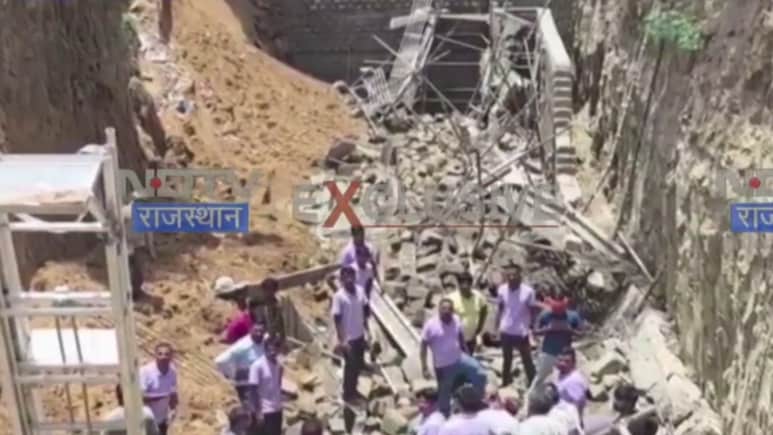 जयपुर में गिरी निर्माणाधीन दीवार, 3 मजदूरों की मौत, मलबे में कई और दबे