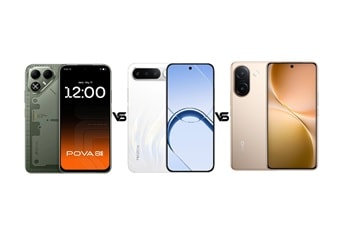 Tecno Pova 8 vs Realme 16 5G vs Vivo V60e: जानें कौन सा मिड रेंज फोन है बेस्ट?