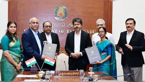 Tamil Nadu CM Vijay Signs MoU Worth Rs 18,600 Crore With Larsen & Toubro For Three Projects