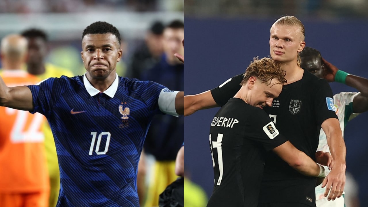 Kylian Mbappe vs Erling Haaland As France Face Norway In World Cup Group Decider