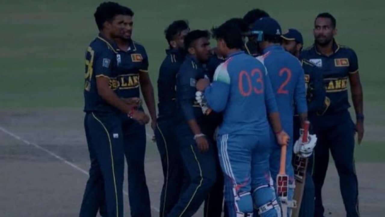 India A vs Sri Lanka A Highlights | Tri-Nation A Series 2026: Vaibhav Sooryavanshi Clashes With Sri Lanka A Player After Super Over Loss