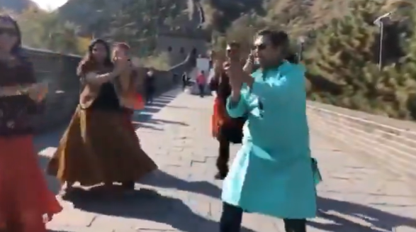 Video: Indian Visitors Perform Garba At Great Wall Of China, Face Backlash