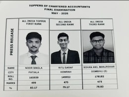 ICAI CA 2026 का फाइनल रिजल्ट हुआ OUT, पटियाला के नूर सिंगला ने किया टॉप, ऐसे चेक करें Scorecard