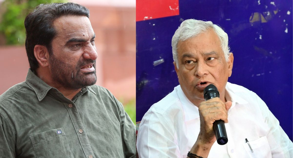 कैबिनेट मंत्री क‍िरोड़ी लाल के साथ खड़े हुए हनुमान बेनीवाल, कुछ द‍िन पहले NDTV पर लाइव शो में हुई थी तू-तू-मैं