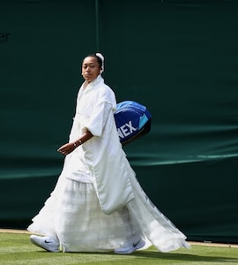 Naomi Osaka Makes Spectacular Wimbledon Arrival In Kimono-Inspired Dress