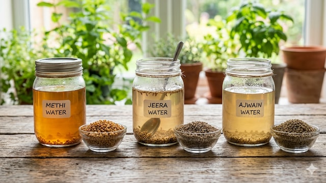 Ajwain, jeera and methi water can help you in weight loss but moderating their dose is necessary