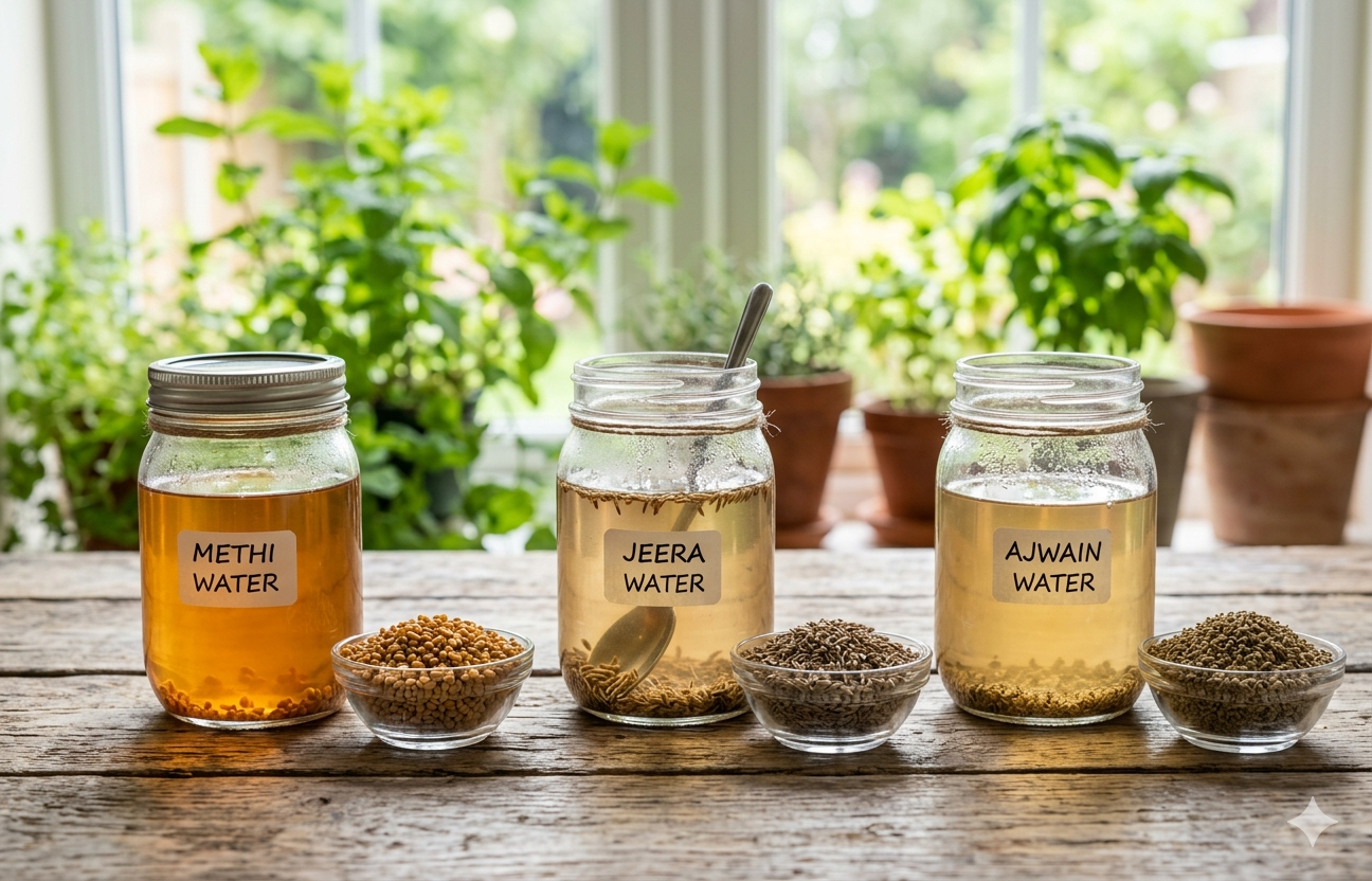 Ajwain, jeera and methi water can help you in weight loss but moderating their dose is necessary
