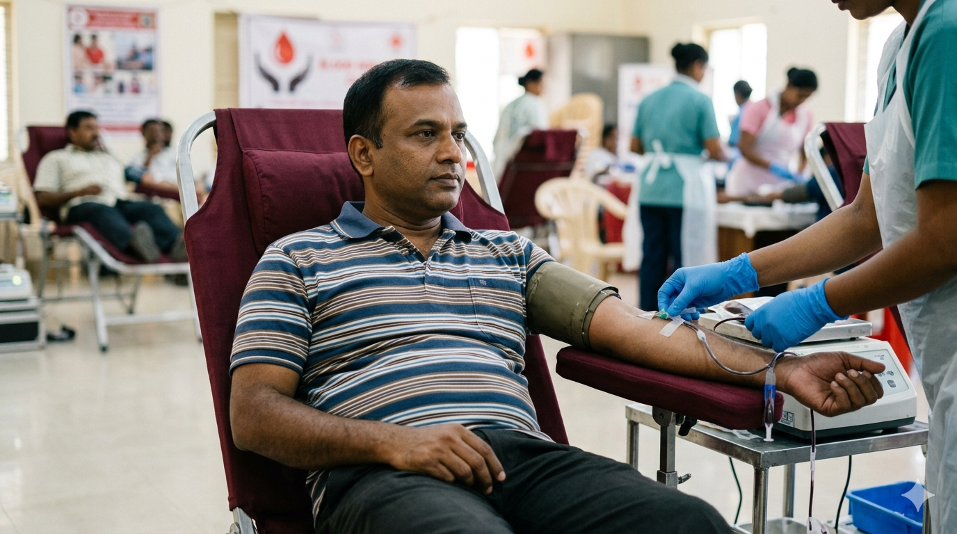 Even after screening and storage, blood safety relies on proper transfusion practices.