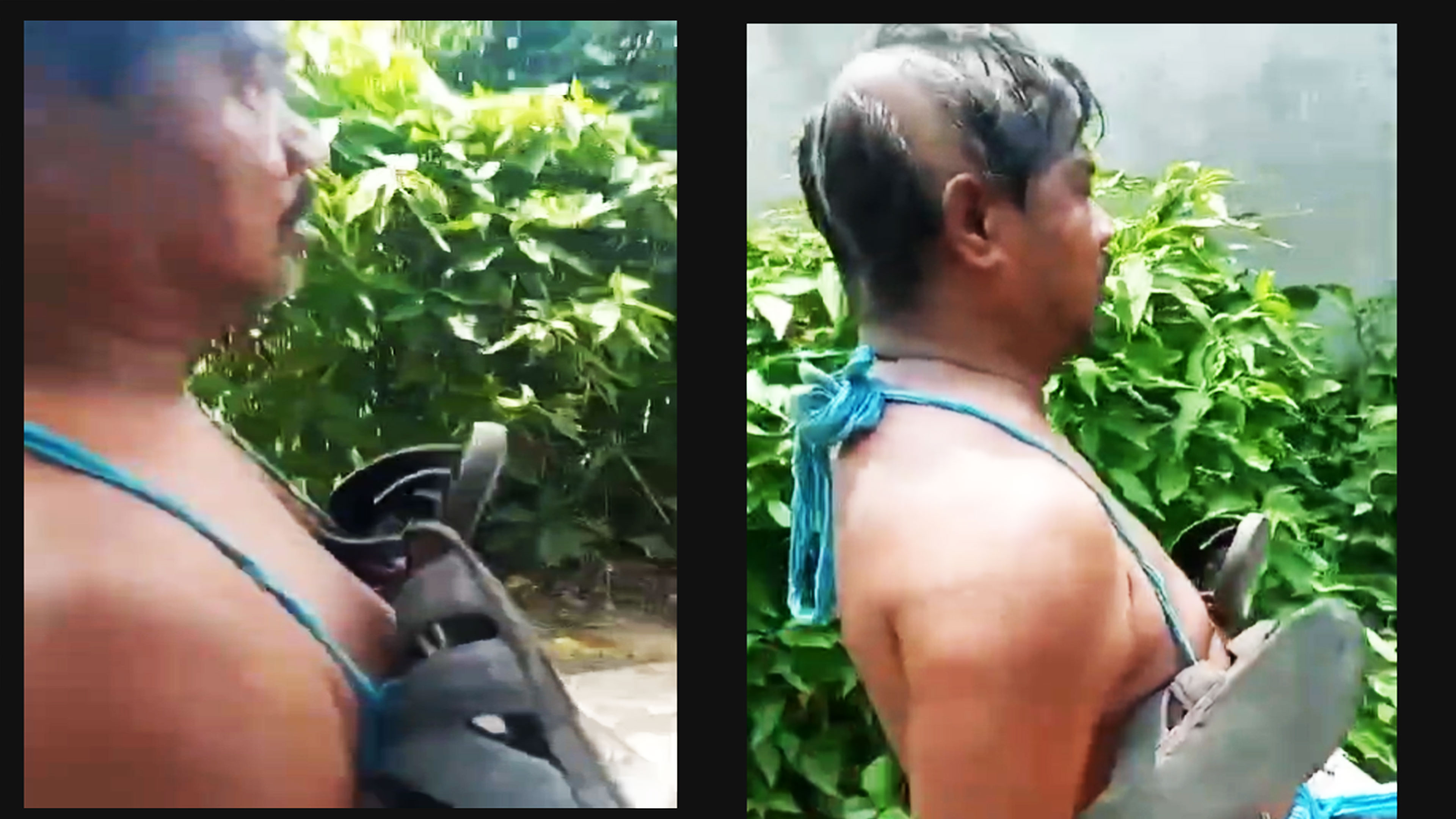 TMC Leader Paraded With Rope, Shoe Garland by Angry Villagers in Howrah Over Alleged 100-Day Scheme Corruption