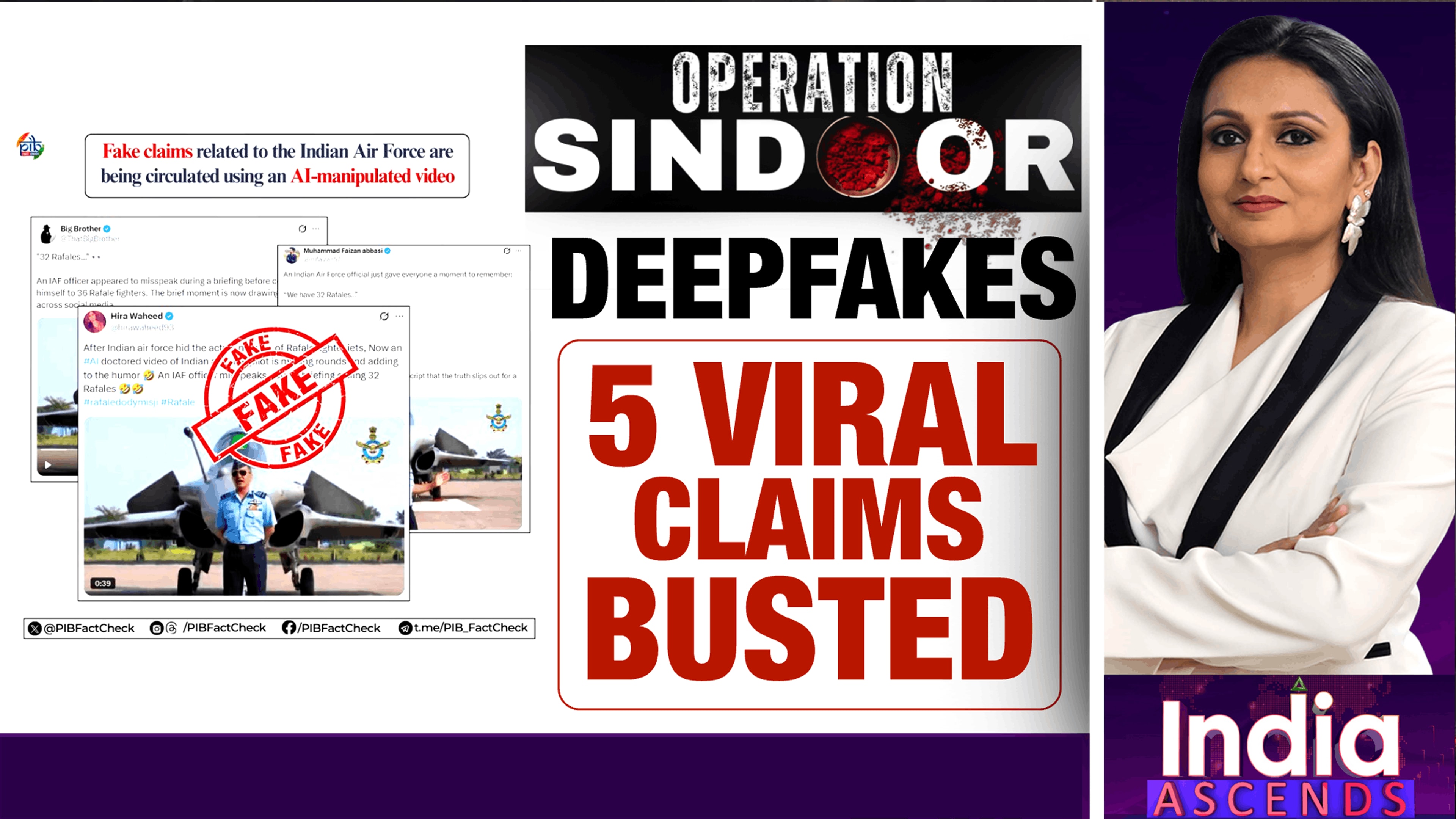 Pak Op Sindoor Lie Busted | Indian Students Dump Canada | NETRA Eyes In Sky | India Ascends