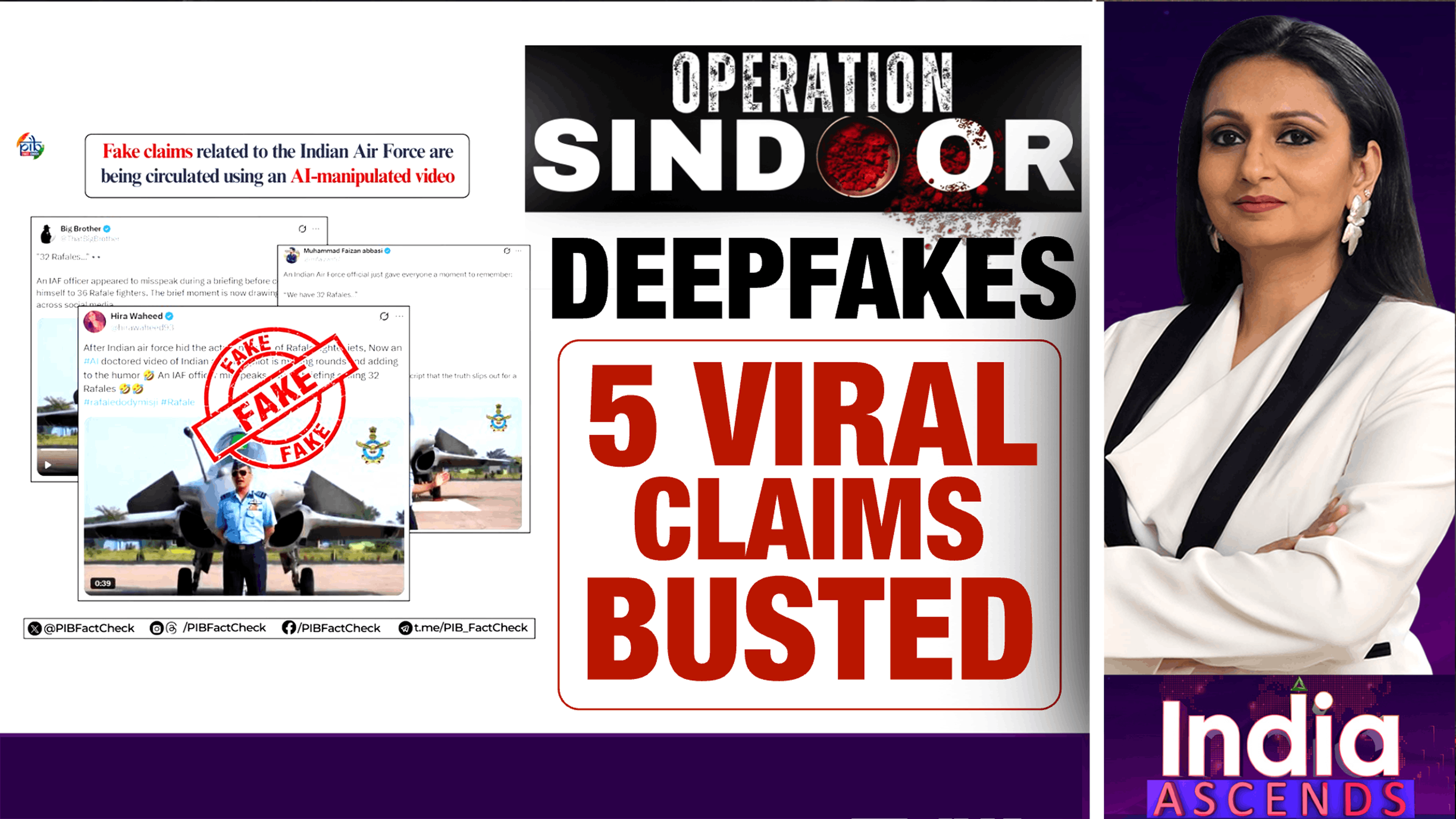 Pak Op Sindoor Lie Busted | Indian Students Dump Canada | NETRA Eyes In Sky | India Ascends