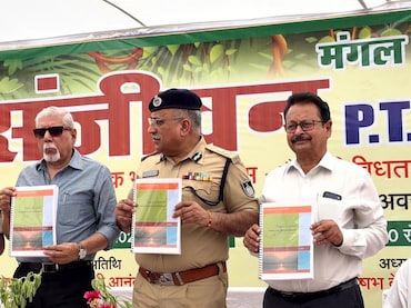 ग्वालियर का पुलिस ट्रेनिंग सेंटर तिघरा बना नया 'ऑक्सीजन हब', 16 हजार पौधों ने बदली बंजर जमीन की तस्वीर