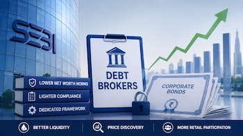 Exclusive: SEBI Weighs Easing Net Worth, Compliance Norms For Debt Brokers