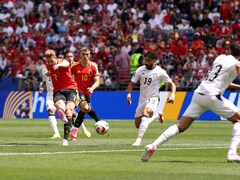 FIFA WC Live: De Bruyne Hits The Post From Freekick; Courtois Denies Salah