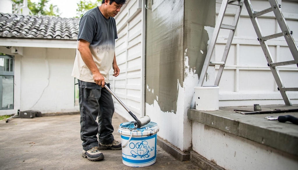Prep your roof and walls with primers, waterproof membranes, and timely repairs to prevent seasonal leaks.