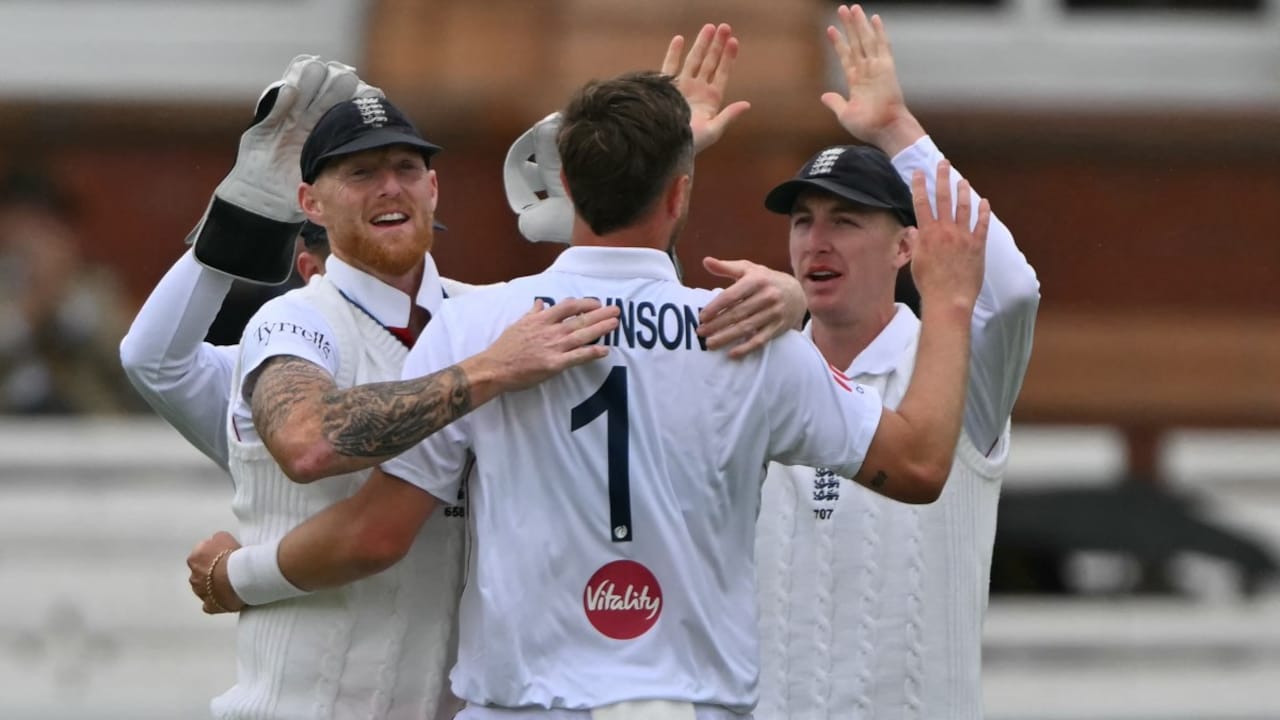 Robinson Rocks New Zealand Again As Rain Frustrates England At Lord's