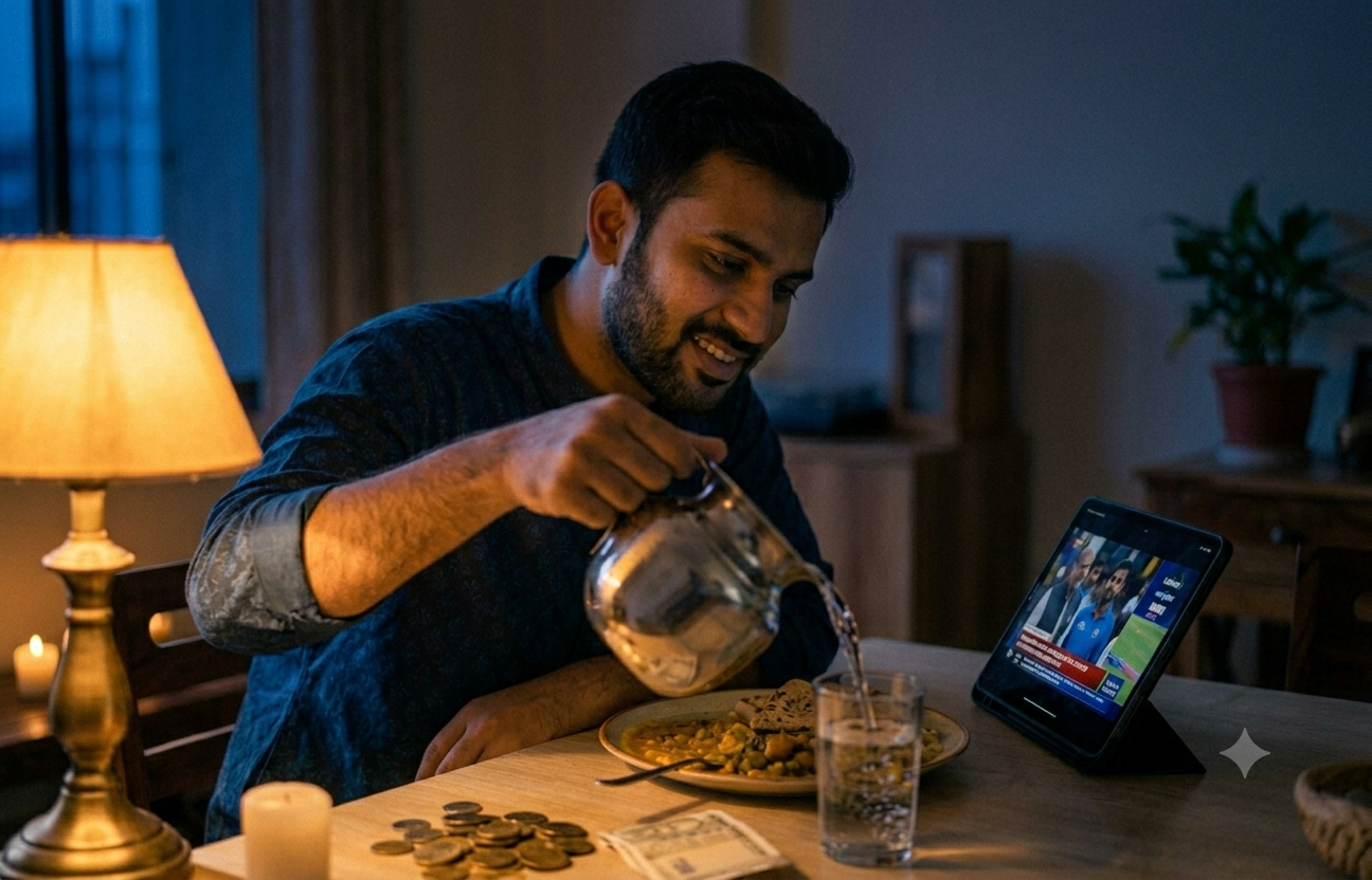 Consuming dinners while staring at a screen can effect digestion