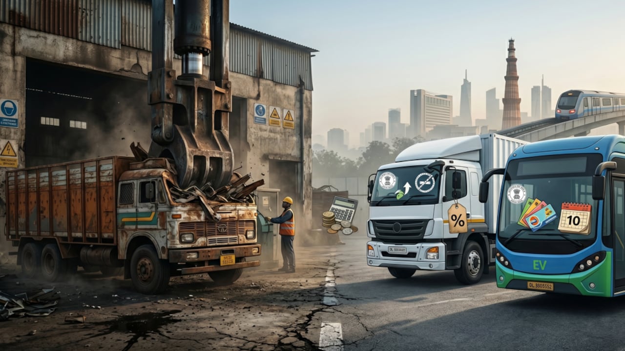 Cabinet Okays Mega Scrappage Push: 100% Tax Waiver On Upgrading Old Trucks, Buses In Delhi