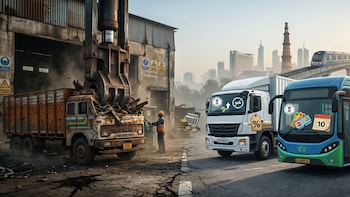 Cabinet Okays Mega Scrappage Push: 100% Tax Waiver On Upgrading Old Trucks, Buses In Delhi