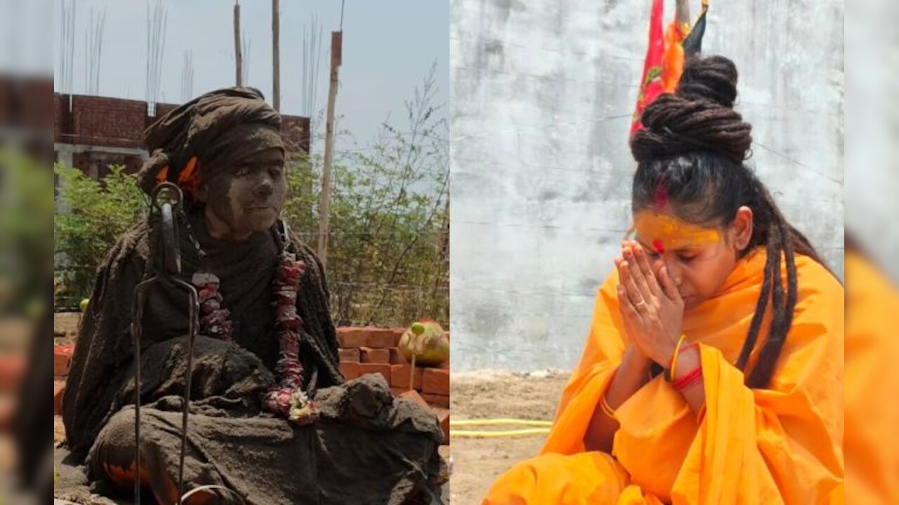42 डिग्री तापमान और धधकती आग के बीच तपस्या! 28 साल की त्रिवेणी की भक्ति देख लोग हैरान