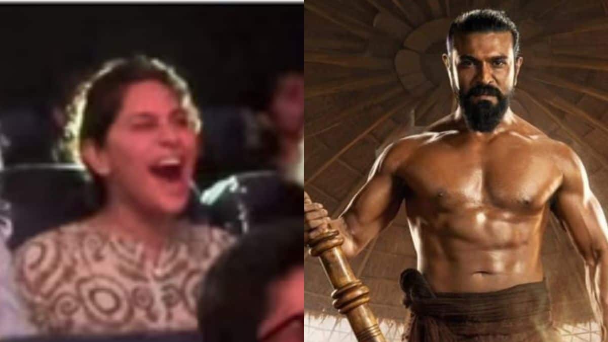 Viral: Upasana Cheers Loudly For Ram Charan's Peddi In Hyderabad Theatre