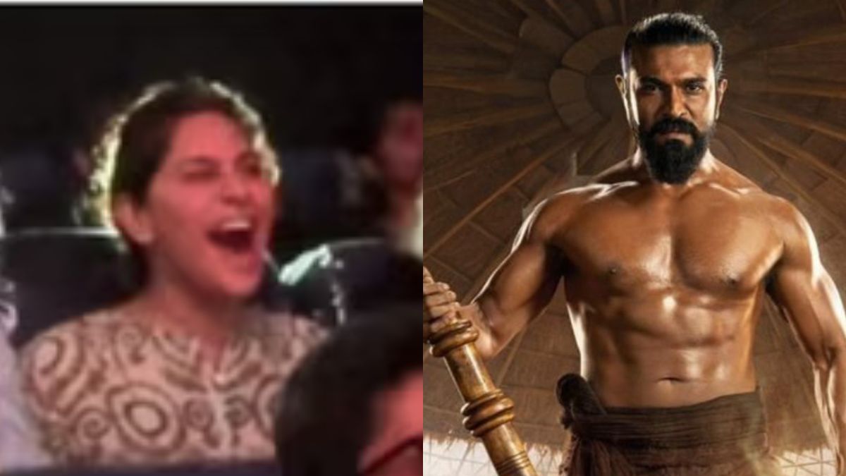 Viral: Upasana Cheers Loudly For Ram Charan's Peddi In Hyderabad Theatre
