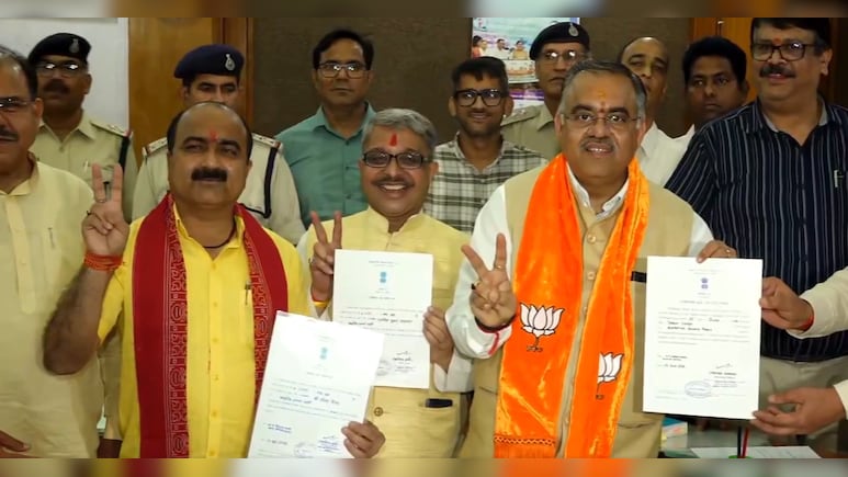 MP में बीजेपी ने निर्विरोध जीती तीनों राज्यसभा सीटें; तरुण चुग, रजनीश अग्रवाल और महेश केवट को मिला प्रमाण पत्र
