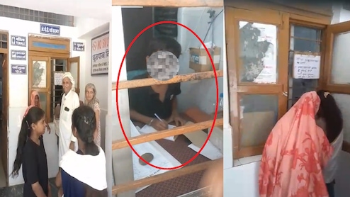 पिता मल्टी स्किल कर्मचारी, नाबालिग बेटा OPD पर्ची प्रभारी; क्या मझगवां CHC में नाबालिगों की हो गई नियुक्ति?