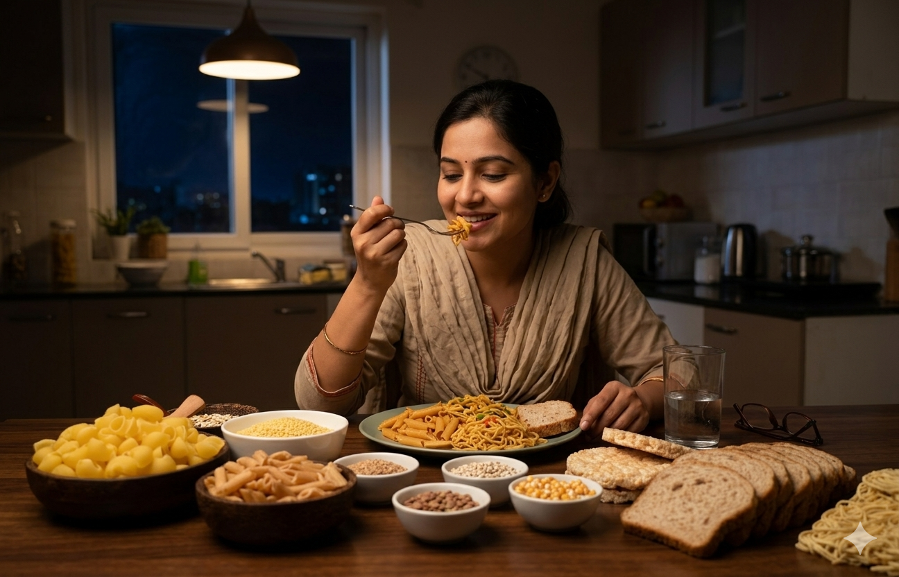 Carbs are metabolised in different ways when consumed in the morning versus when they are eaten at night