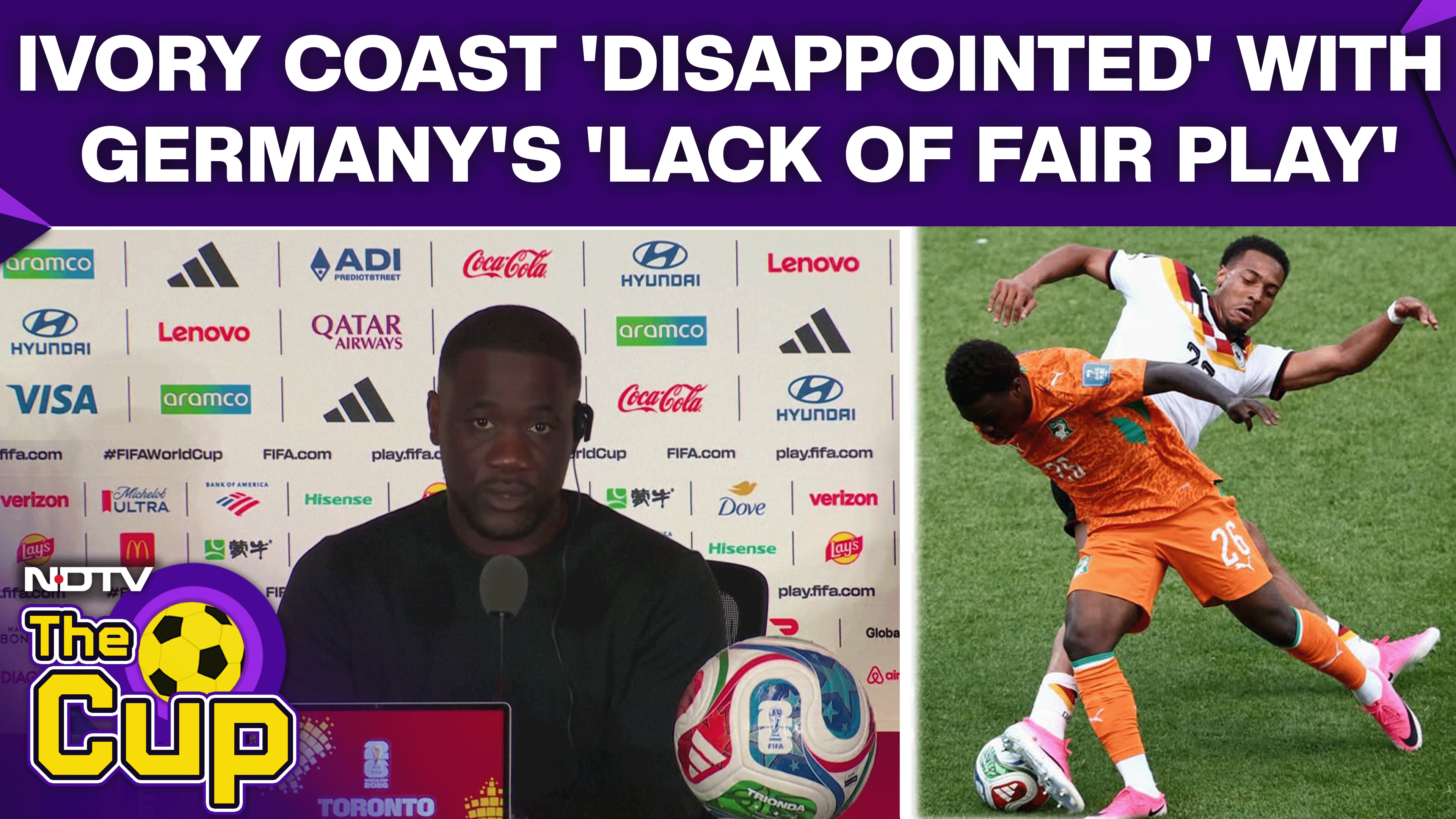 FIFA World Cup 2026 | Ivory Coast 'Disappointed' With Germany's 'Lack Of Fair Play' After Defeat