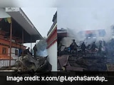 1965-Built Monastery Destroyed In Sikkim Fire, Religious Artefacts Damaged 1965-Built Monastery Destroyed In Sikkim Fire, Religious Artefacts Damaged
